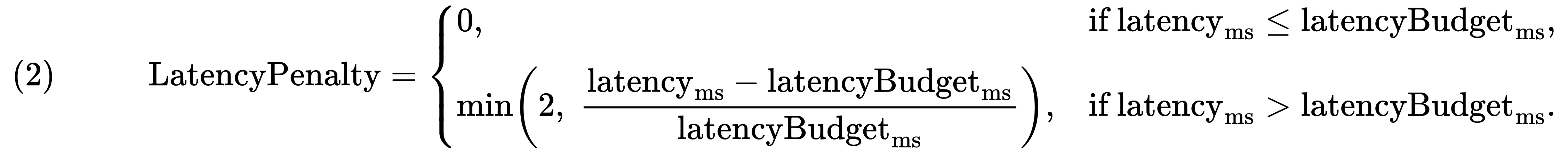 Score = Accuracy + memory term + latency penalty + energy term